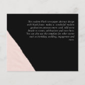 BUDGET Foto Collage AFSTUDEREN Aankondiging Kaarte Flyer (Achterkant)