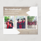 BUDGET Foto Collage GRADUATIE Aankondigingskaarten (Voorkant)