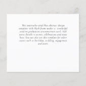 BUDGET Foto Collage GRADUATIE Aankondigingskaarten Flyer (Achterkant)