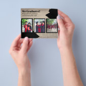 BUDGET Foto Collage GRADUATIE Aankondigingskaarten Flyer (Hand)