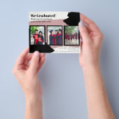BUDGET Foto Collage GRADUATIE Aankondigingskaarten Flyer (Hand)