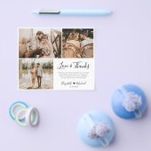 Budget Foto Collage Huwelijks Dankjewel Flyer (Enkel)