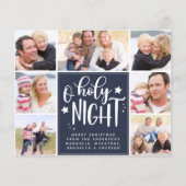 Budget Foto Collage O Heilige Kerstmis Kaart (Voorkant)