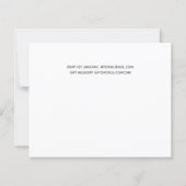 Budget Foto Collage Overlay Tekst Trouwkaart Uitno (Achterkant)