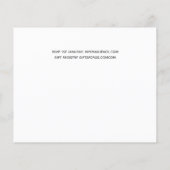 Budget Foto Collage Overlay Tekst Trouwkaart Uitno (Achterkant)