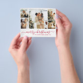 Budget Foto Collage Red Kerstfeestdag brochure (Hand)