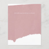 BUDGET Foto Collage Save Date Moderne Abstract Flyer (Achterkant)