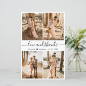 Budget Foto Collage Script Weddenschap Bedankt (Staand voorkant)