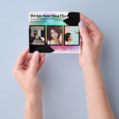 Budget Foto Collage Uitnodiging Bruiloft Flyer (Hand)