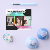 Budget Foto Collage Uitnodiging Bruiloft Flyer (Enkel)