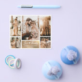 Budget Foto Collage Weddenschap Bedankt Flyer (Enkel)