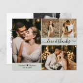 Budget foto Collage Weddenschap Hartelijk dank (Voorkant / Achterkant)