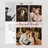 Budget foto Collage Weddenschap Hartelijk dank (Voorkant / Achterkant)
