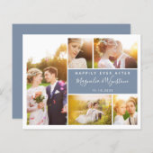 Budget Foto Collage Weddenschap Hartelijk dank (Voorkant / Achterkant)