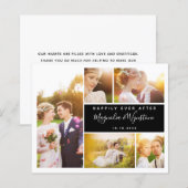 Budget Foto Collage Weddenschap Hartelijk dank (Voorkant / Achterkant)