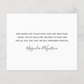 Budget Foto Collage Weddenschap Hartelijk dank (Achterkant)