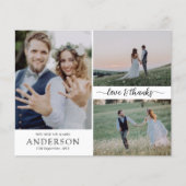 BUDGET Foto Collage Weddenschap Hartelijk dank (Voorkant)