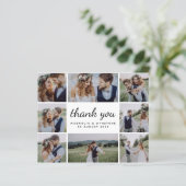 Budget Foto Collage Weddenschap Hartelijk dank (Staand voorkant)