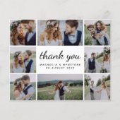 Budget Foto Collage Weddenschap Hartelijk dank (Voorkant)