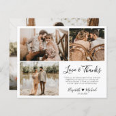 Budget foto Collage Weddenschap Hartelijk dank (Voorkant / Achterkant)