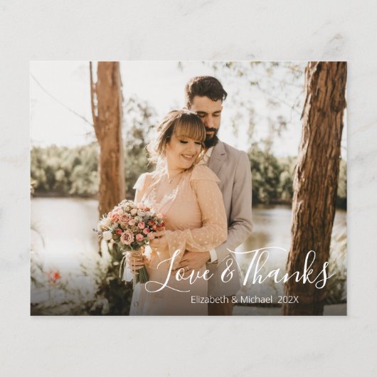 Budget foto Collage Weddenschap Hartelijk dank (Achterkant)