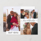 Budget foto Collage Weddenschap Hartelijk dank (Voorkant / Achterkant)