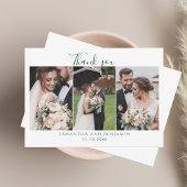 Budget Foto Collage Wedding Bedankt Notitiekaartje