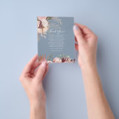 BUDGET Foto Dank je creditcard Pampas Grass Weddin Flyer (Hand)