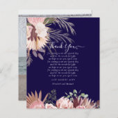 BUDGET Foto Dankkaart Pampas Gras Bruiloft (Voorkant / Achterkant)