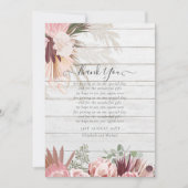 BUDGET Foto Dankkaart Pampas Gras Bruiloft (Voorkant)