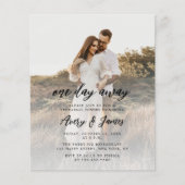 Budget foto Een dag weg repetitie diner Flyer (Voorkant)