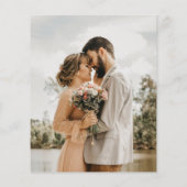 Budget foto eenvoudige elegante bruiloft bespaar d (Achterkant)