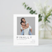 Budget foto Eenvoudige Typografie Grijs sparen de (Staand voorkant)