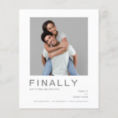 Budget foto Eenvoudige Typografie Grijs sparen de (Voorkant)