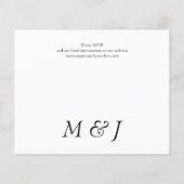 Budget Foto Elegant White Wedding Modern Flyer (Achterkant)