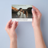 Budget Foto en kalligrafie 3B Horizontal W Wedding Flyer (Hand)