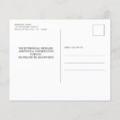 Budget Foto Eucalyptus Botanical Save the Date (Achterkant)