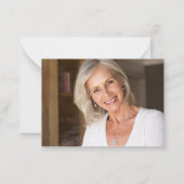 BUDGET Foto Eucalyptus Funeral Dank je wel Notitiekaartje (Achterkant)