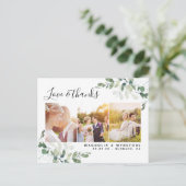 Budget Foto Eucalyptus Trouw Dankjewel Briefkaart (Staand voorkant)