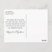 Budget Foto Eucalyptus Trouw Dankjewel Briefkaart (Achterkant)