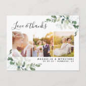 Budget Foto Eucalyptus Trouw Dankjewel Briefkaart (Voorkant)