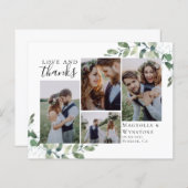 Budget Foto Eucalyptus Weddenschap Hartelijk dank (Voorkant / Achterkant)