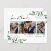 Budget Foto Eucalyptus Weddenschap Hartelijk dank (Voorkant / Achterkant)