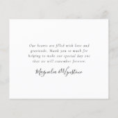 Budget Foto Eucalyptus Weddenschap Hartelijk dank (Achterkant)