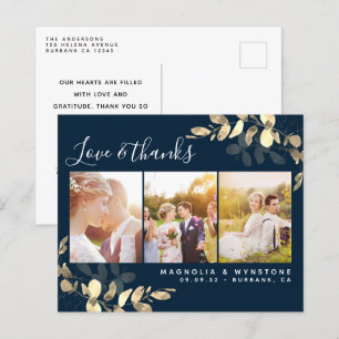 Budget Foto Eucalyptus Wedding Dank u Briefkaart