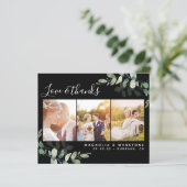 Budget Foto Eucalyptus Wedding Dank u Briefkaart (Staand voorkant)