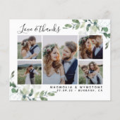 Budget Foto Eucalyptus Wedding Dank u Briefkaart (Voorkant)