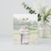 Budget Foto Formele Elegante QR Code Trouwen (Staand voorkant)