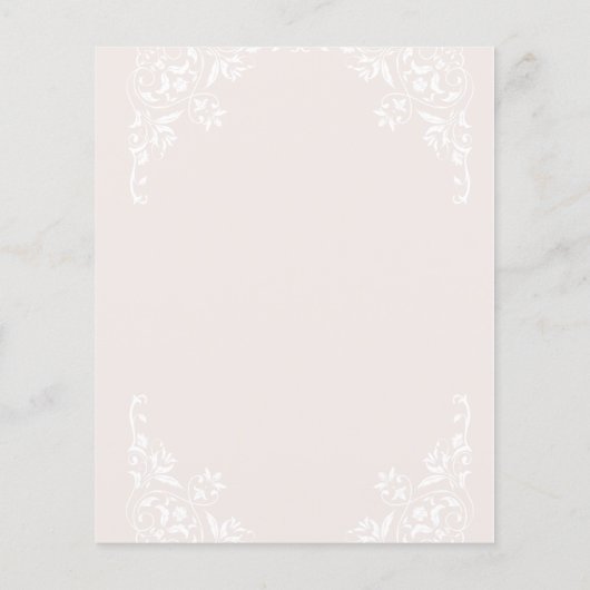 Budget foto gelaagde trouwuitnodiging (Achterkant)