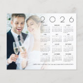 Budget Foto Gelukkig Nieuwjaar 2026 Kalender Jongg (Voorkant)